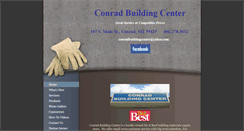 Desktop Screenshot of conradbuildingcenter.com